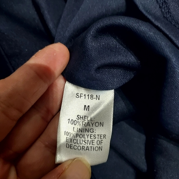 THML Embroidered V-neck Tassel Mini Dress, M - Picture 8 of 8